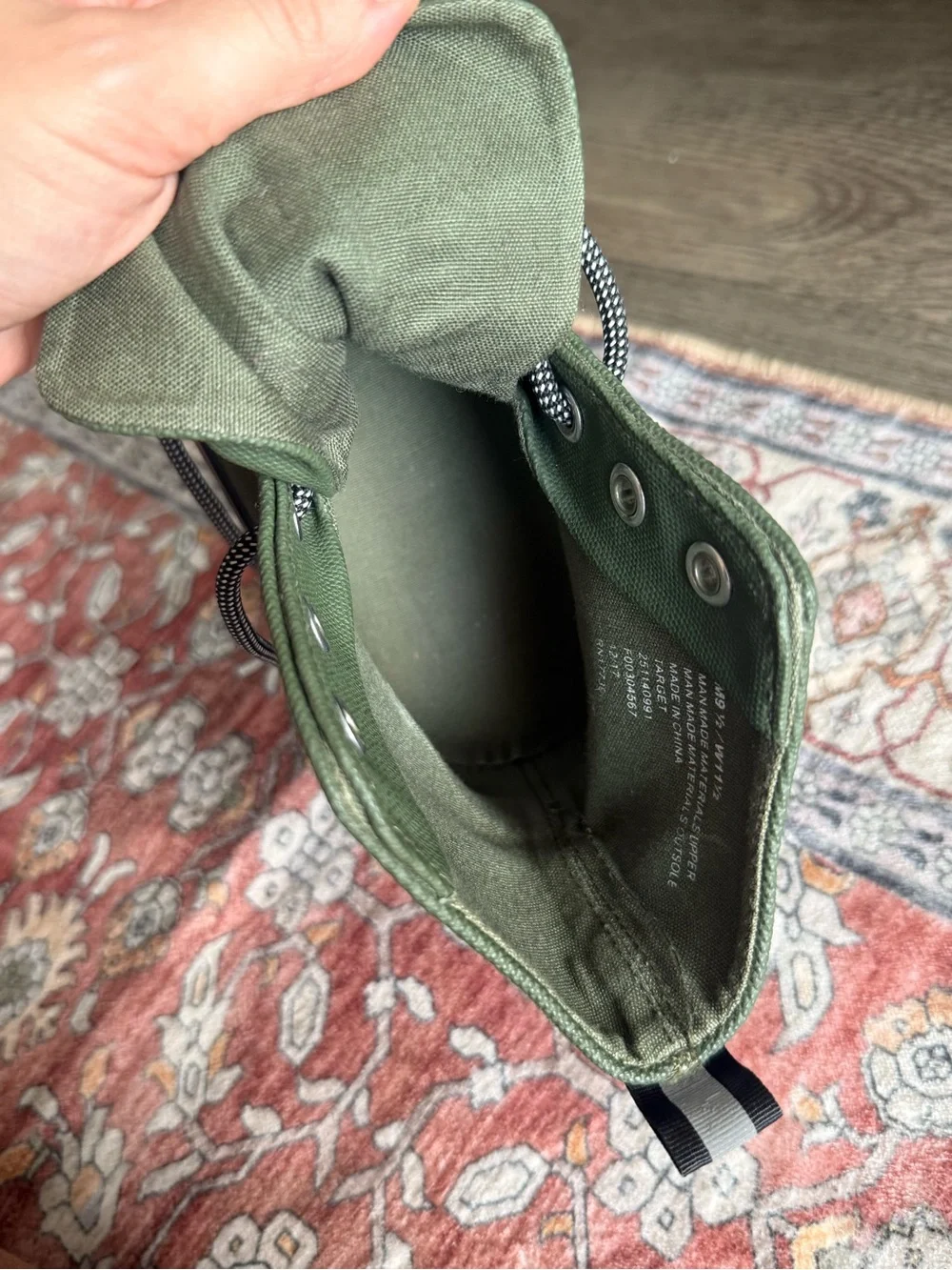 Hunter Men's Olive Green High-Top Waterproof Boots